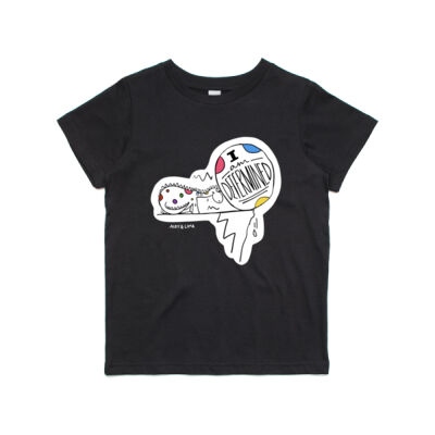 I am determined Kids Tshirt Thumbnail