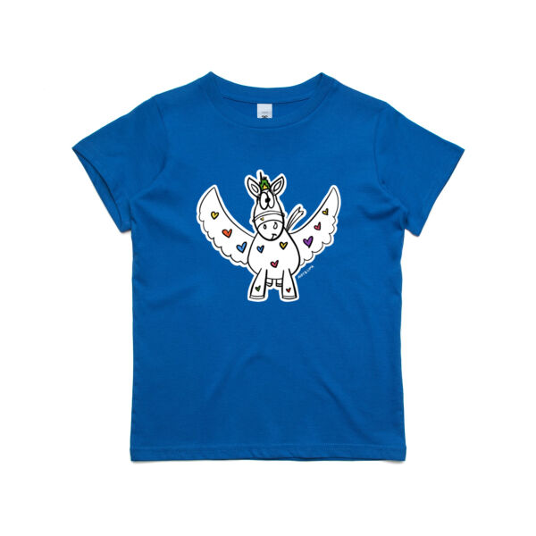 Peggy the Pegasus Kids Tshirt Thumbnail