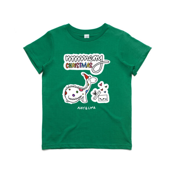 Merry Christmas Kids Tshirt Thumbnail