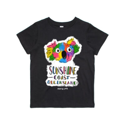 Sunshine Coast Qld Koala Kids Tshirt Thumbnail