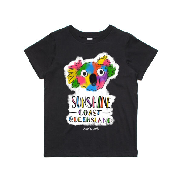 Sunshine Coast Qld Koala Kids Tshirt Thumbnail